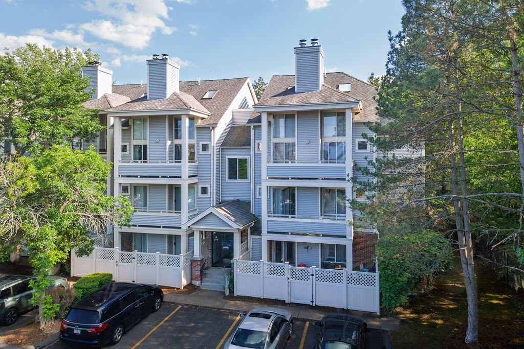 Private gated patio at 200 Falls Blvd Unit A105