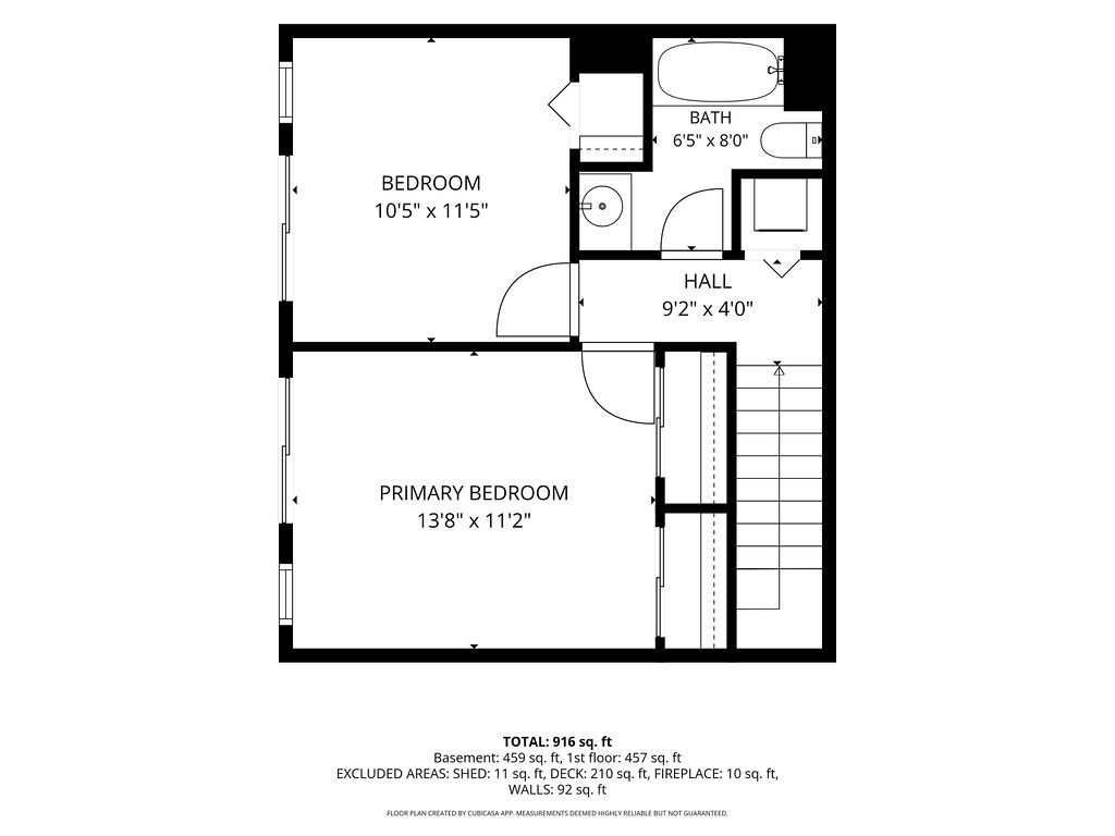 Second floor plan